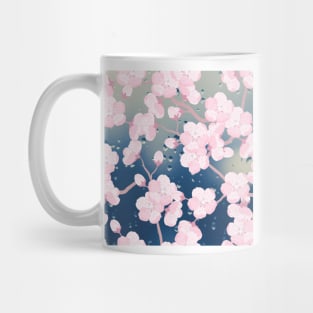 Japanese Kimono Flowers Mug